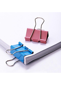 – Set 12 Kẹp Tài Liệu Giấy Tờ Văn Phòng Đủ Size – Kẹp Bướm Nhiều Màu Loại 1