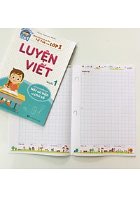 Combo "Mai con vào lớp 1" - Toán tư duy 5 - 7 tuổi, bộ 3 vở Luyện viết, sách Luyện đọc - Hành trang cho bé tự tin vào lớp 1