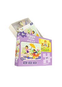 Đồ Chơi Xếp Hình Giggle Puzzle, Đồ Chơi Tư Duy Cho bé 3 - 8 Tuổi