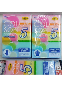 Gói 5 Miếng Rửa Chén Bát Xoong Nồi Nhật Bản