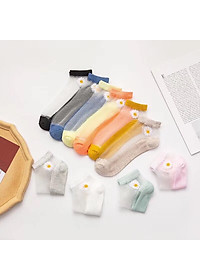 Sét 10 đôi tất lưới hoa cúc 