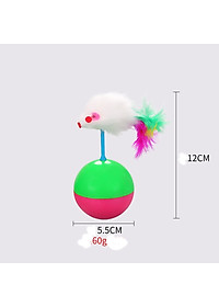 Đồ Chơi Bóng Lật Đật Tương Tác Phản Xạ Nhanh Cho Mèo 