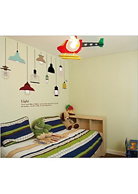 Decal dán tường Đèn treo 3 AmyShop DKN065