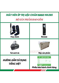 Máy Massage Chân, Nén Ép Túi Khí Bàn Chân Và Bắp Chân Nikio NK-285 - Hỗ Trợ Cải Thiện Đau Nhức, Tê Bì, Suy Giãn Tĩnh Mạch