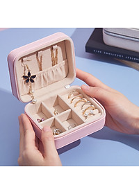 Hộp Đựng Trang Sức Bằng Da Kích Thước 10x10x5.5cm PaKaSa - Hàng Chính Hãng