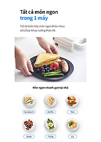 Máy kẹp nướng bánh LocknLock EJB126IVY (600W) - Hàng Chính Hãng