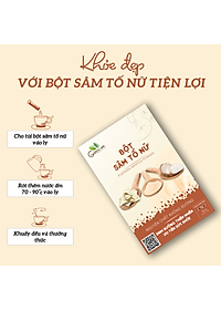 Bột sâm tố nữ nguyên chất Goce - 120g (12 gói x 10g)