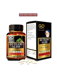 Viên gout nhập khẩu chính hãng New Zealand GO CELERY 16000mg (60 viên) giúp giảm các triệu chứng bệnh gút: giảm uric axit, làm giảm triệu chứng sưng đau do gut