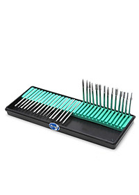 Bộ 30 Mũi Mài Khắc Đầu Kim Cương - Cán 2.35mm - Milliken NL-3126