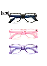 [Kèm Video] Mắt Kính Trẻ Em SiPU Chính Hãng MK07 Chống Ánh Sáng Xanh + Chống gãy - Bé Trai Bé Gái (Kèm Hộp Ô Tô)