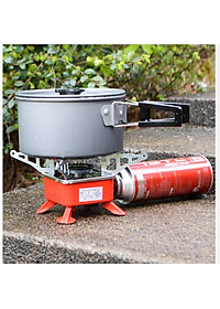 Bếp ga mini gấp gọn sử dụng cho du lịch dã ngoại phượt cắm trại
