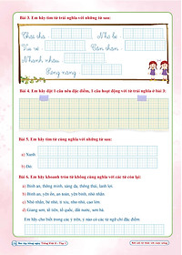 Bài Tập Hằng Ngày Tiếng Việt Lớp 3 - Kết Nối Tri Thức - Học Kì 1