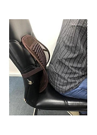 Tựa Lưng Hạt Gỗ Cho Ghế Ô Tô Và Văn Phòng - Tạo Tư Thế Ngồi Chính Xác Chống Mỏi Lưng, Thoáng Mát