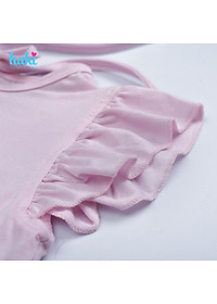 Bộ bodychip cánh tiên vải tre cao cấp cho bé sơ sinh - 1 tuổi HAKI BB031 (4-10kg) + Set áo liền quần chất liệu cao cấp xuất khẩu Canada siêu mềm mịn Haki; bodysuit cho bé gái, baby bodysuit, bamboo fabric