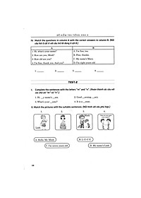 Sách Đề Kiểm Tra Tiếng Anh Lớp 3 ( Dùng Chung Cho Các Bộ SGK Hiện Hành - Có Đáp Án )