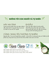 Khay ăn dặm đế dính - Khay thiên thần Uinlui an toàn làm từ dừa