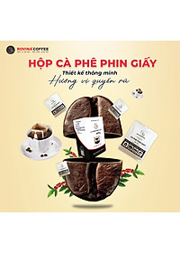 Cà Phê Phin Giấy Rovina – Tiện Lợi – Mọi Lúc – Mọi Nơi Nguyên Chất 100%, Vẹn Tròn Hương Vị Nguyên Bản, Đậm Ngon Đúng Chất