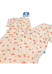 Đầm cho mẹ họa tiết Cherry nhì đỏ organza ánh nhũ - AICDMEB3OG6W - AIN Closet