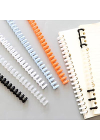 Thanh binder  nhựa cao cấp đường kính 12mm phụ kiện sổ còng planner nhật ký Lalunavn-B104