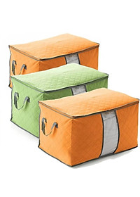 BỘ 2 TÚI VẢI ĐỰNG CHĂN MÀN QUẦN ÁO TIỆN DỤNG