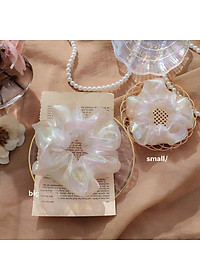 Dây buộc tóc Scrunchies hologram blink blink HD38