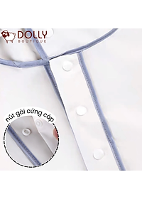 Áo Mưa Thời Trang Có Khoá Kéo Tiện Lợi Hình Gấu Nice Màu Trắng - Áo Mưa 1 Người Cao Cấp