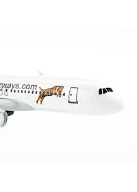 Mô Hình Máy Bay Trưng Bày Airbus A320 Tiger Airlines Everfly (Trắng Cam)