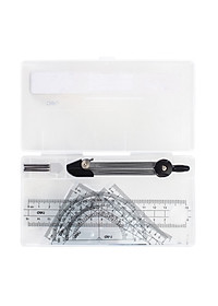 Bộ Compa Deli, Xanh Da Trời, Gồm 6 Dụng Cụ/Bộ - E9609