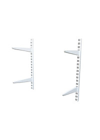 Bộ 4 Thanh Ray Tường Lỗ Đôi SMLIFE Railshelf H60 - Phụ Kiện Thành Phần Để Lắp Hệ Kệ Ray Tường Railshelf 