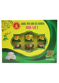 Bộ 7 hộp nước yến sào đường phèn Nhà Việt (42 hủ x 70ml) tặng thêm 3 cháo yến bổ dưỡng