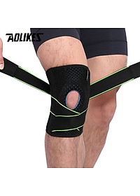 Đai bảo vệ đầu gối AOLIKES A-7908 lò xo đàn hồi trợ lực hỗ trợ dây chằng khớp gối sport knee pad