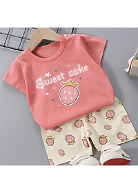 Đồ bộ cho bé gái Easy Baby từ 8-17kg, quần áo bé gái chất vải cotton thoáng mát (SG-410)