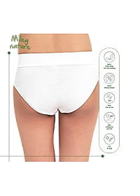 Quần Lót Bầu Cạp Chéo Vải Sợi Thiên Nhiên Cao Cấp Miley Nature Miley Lingerie PRB0200