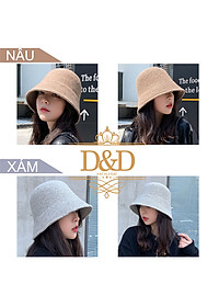 Mũ nón bucket, nón nồi, nón len nữ phong cách Nhật Hàn