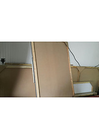 Bảng mica trắng 70 x 100cm viết bút lông viền nhôm + Tặng 01 bút lông bảng