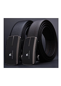 Thắt lưng nam da bò nguyên chất mặt khóa tự động hợp kim cao cấp phong cách cá tính