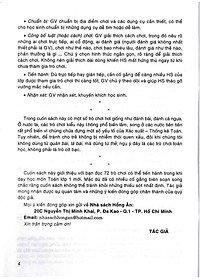 Sách 72 Trò Chơi Toán Lớp 1 (Tái Bản)