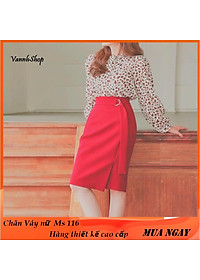 Chân váy nữ NEW DESIGN dáng dài thanh lịch vải kaki thun co giãn