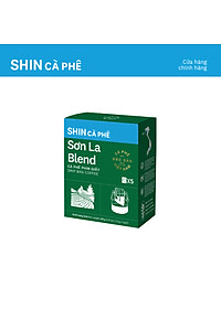Cà phê Sơn La Blend - SHIN Cà Phê - Phin giấy - Hộp 5 gói