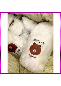 Màng bọc thực phẩm ️ ️ co giãn siêu dai có chun hình túi gấu set 100 chiếc