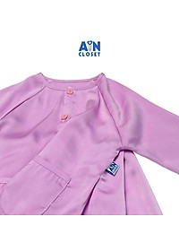 Bộ quần áo bà ba dài unisex Tím trơn lụa ngọc trai - AICDBG6BOGQP - AIN Closet