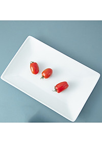 Khay chữ nhật Đĩa sứ hình chữ nhật cao cấp Long Phương