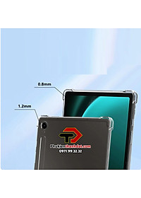 Ốp lưng cho SamSung Galaxy Tab S9 FE trong suốt chống sốc chính hãng GreenCase - Hàng chính hãng