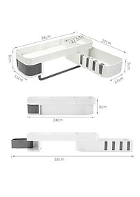 Kệ 2 Tầng Đựng Đồ Dùng Nhà Tắm, Nhà Bếp Tiện Dụng- PaKaSa