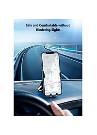 Giá đỡ điện thoại  xoay 360 độ Baseus Osculum Type Gravity Car Mount gắn taplo ô tô, xe hơi  SUYL-XP01, Tự động điều chỉnh kích thước màn hình sao cho vừa với điện thoại khi đặt lên giá đỡ, Hàng nhập khẩu