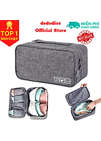 Túi đựng đồ lót đi du lịch, Túi Đựng áo ngực, Đồ Lót Đi Du Lịch Nhiều Ngăn Nhỏ Gọn Không Thấm Nước Tiện Dụng, túi du lịch tiện lợi, hộp vải đựng đồ đa năng, tủ vải quần áo, hộp vải chia ngăn - Hãng dododios