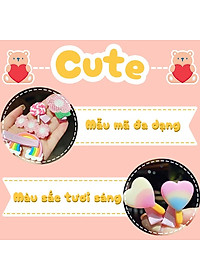 Set 14 kẹp tóc mái nhiều màu dễ thương cho bạn gái