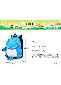 Balo Cho Bé Hình Khủng Long Đáng Yêu