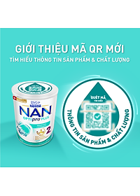 Sữa bột Nestlé NAN OPTIPRO PLUS 2 400g/lon với 5HMO Sản Xuất Tại Thụy Sĩ (6-12 tháng)