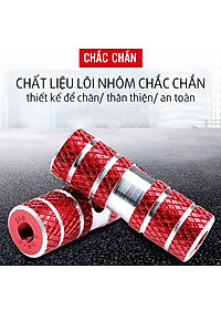 Bộ 2 Ty Gác Chân Sau Xe Đạp Chất Liệu Nhôm (đường kính lỗ 1cm) cho xe đạp MTB, xe địa hình chống trượt, chắc chắn Mai Lee